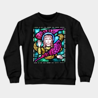 St. Matthew's Evangelical Symbol, the Winged Man Crewneck Sweatshirt